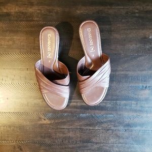 Damiani's Softy Crossband Slide Sandal